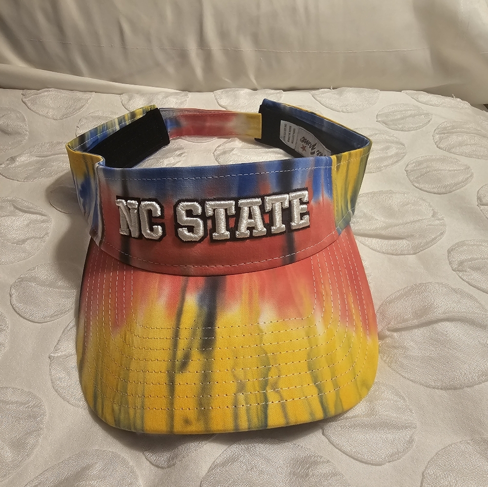 The Game 100% Cotton Tye Dye NC State Visor